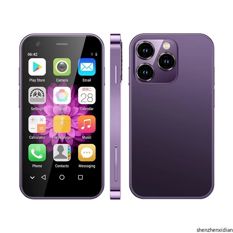 Soyes XS15 Mini Smart Phone พร้อมหน้าจอ IPS LCD ขนาด 3 นิ้ว WCDMA 3G GSM Cellular ขนาดเล็ก XS15 พร้อ