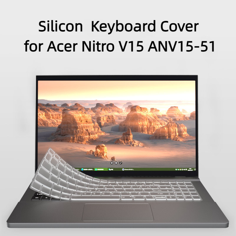 ฝาครอบแป้นพิมพ์แล็ปท็อปซิลิคอนสําหรับ Acer Nitro V15 ANV15-51 คอมพิวเตอร์ Soft Case Aspire 3 A315-59 15.6 นิ้วแป้นพิมพ์ป้องกันฟิล์ม