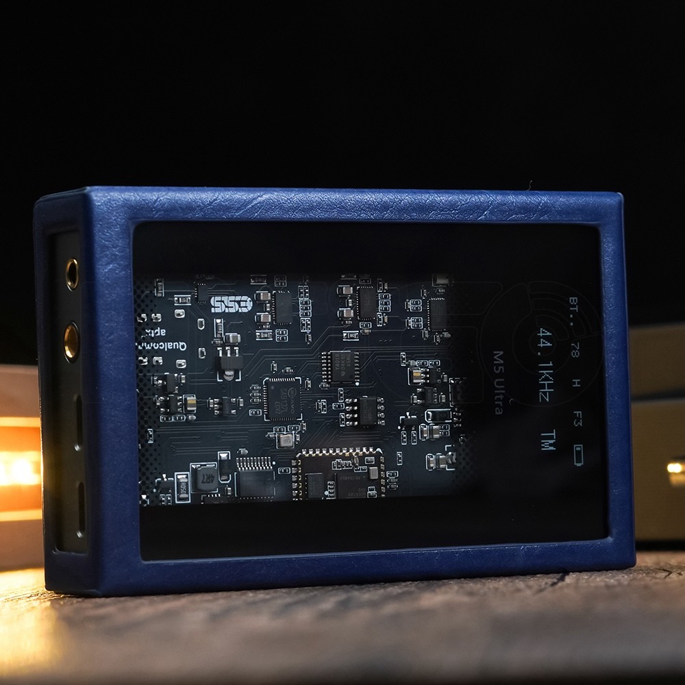 Musehifi M5 Ultra Hi-Res แบบพกพาบลูทูธ USB DAC & AMP QCC5125 ชิปเซ็ตสูญญากาศหลอดจอแสดงผลเครื่องขยายเสียงหูฟัง