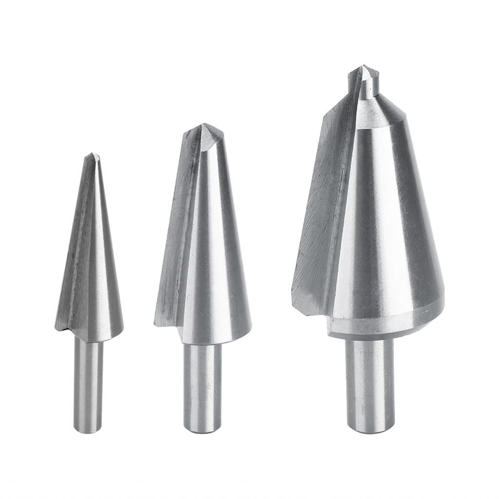 16-30 มม./5-20 มม./3-14 มม. HSS Taper Umbrella เจาะ บิตขั้นตอน เจาะ เครื่องตัด Chamfer กรวย