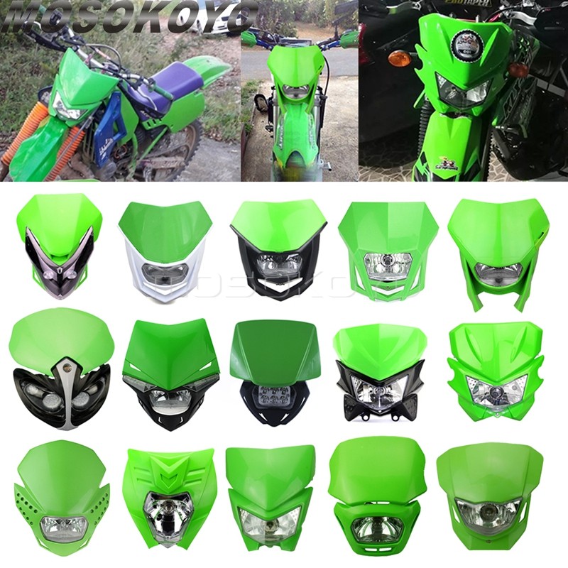 Yไฟหน้ารถจักรยานยนต์ไฟหน้ารถจักรยานยนต์สำหรับ KAWASAKI KX klx CR CRF YZF WR R R R RMZ drz 125 150 25