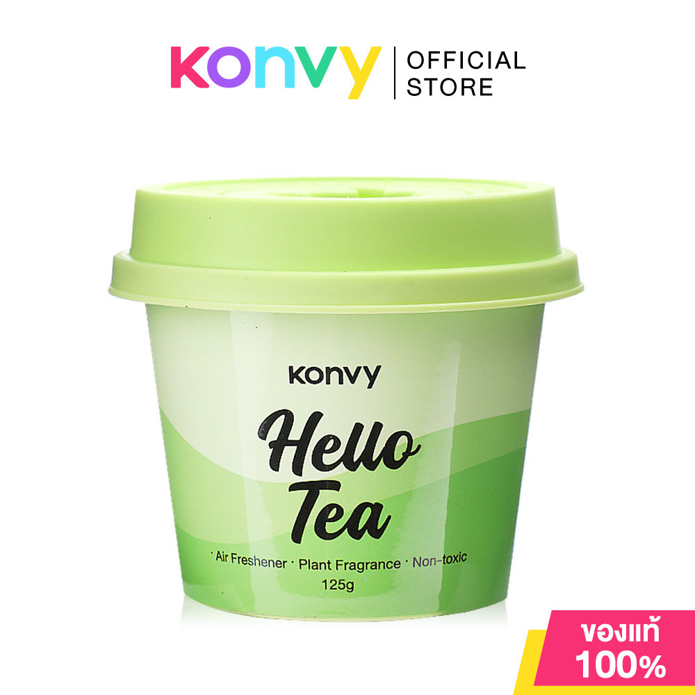 Konvy Air Freshener 1pc #Green Tea คอนวี่ เจลหอมปรับอากาศ กลิ่นชาเขียว.