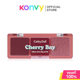 Cathy Doll Cheers Around Trio Eye Palette [2g x 3Colors] เคที่ ดอลล์ พาเลทอายแชโดว์ 3 เนื้อสัมผัสในพาเลทเดียว