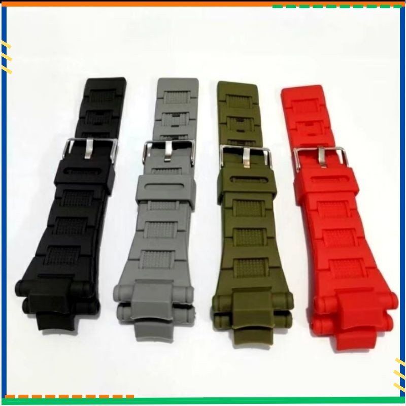 MERAH HIJAU BIDEN R004 R012 ยางนาฬิกา STRAP สีเขียวสีแดง GREY BLACK WATCH STRAP
