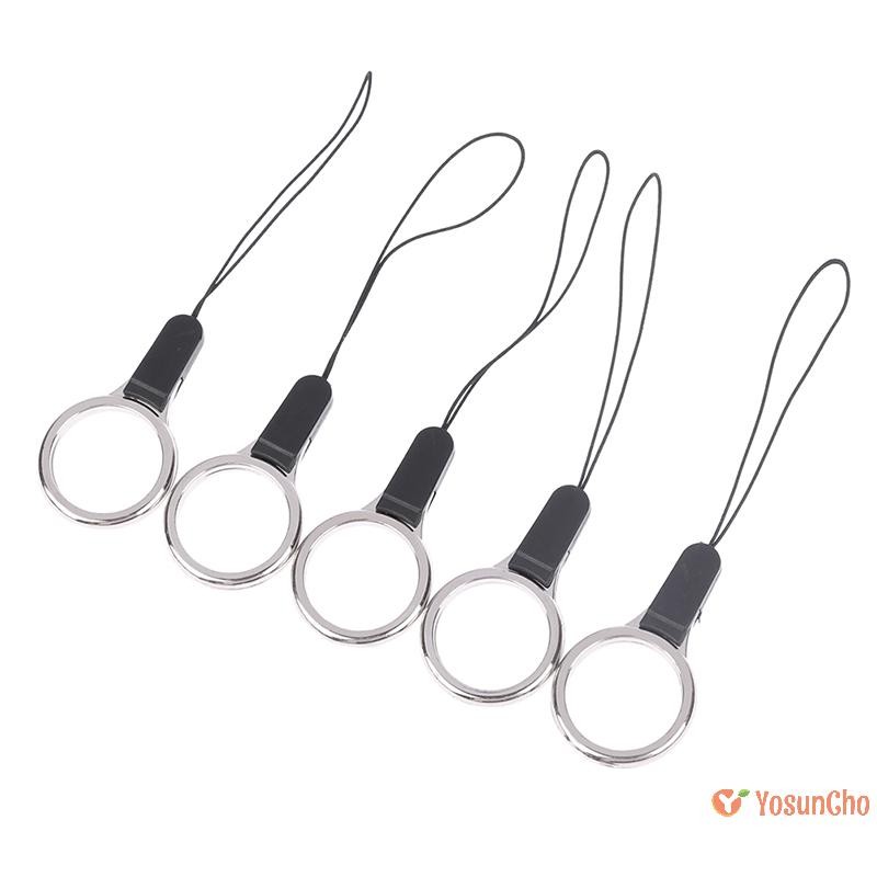 Yosuncho] ที่วางแหวนนิ้วโทรศัพท์มือถือ 5 ชิ้น Lanyard แฟชั่นสมาร์ทโฟนสายคล้องอุปกรณ์เสริมใหม่