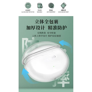 เหมาะสําหรับ OPPO Enco Air4 โปร่งใสหูฟังป้องกันกรณีบลูทูธหูฟังกันกระแทกกรณี