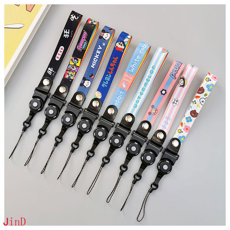 2 In 1 การ์ตูนสายคล้องมือ Lanyard พวงกุญแจสร้อยคอสายคล้องคอ Lanyard ID badge ผู้ถือพวงกุญแจ Lanyard 