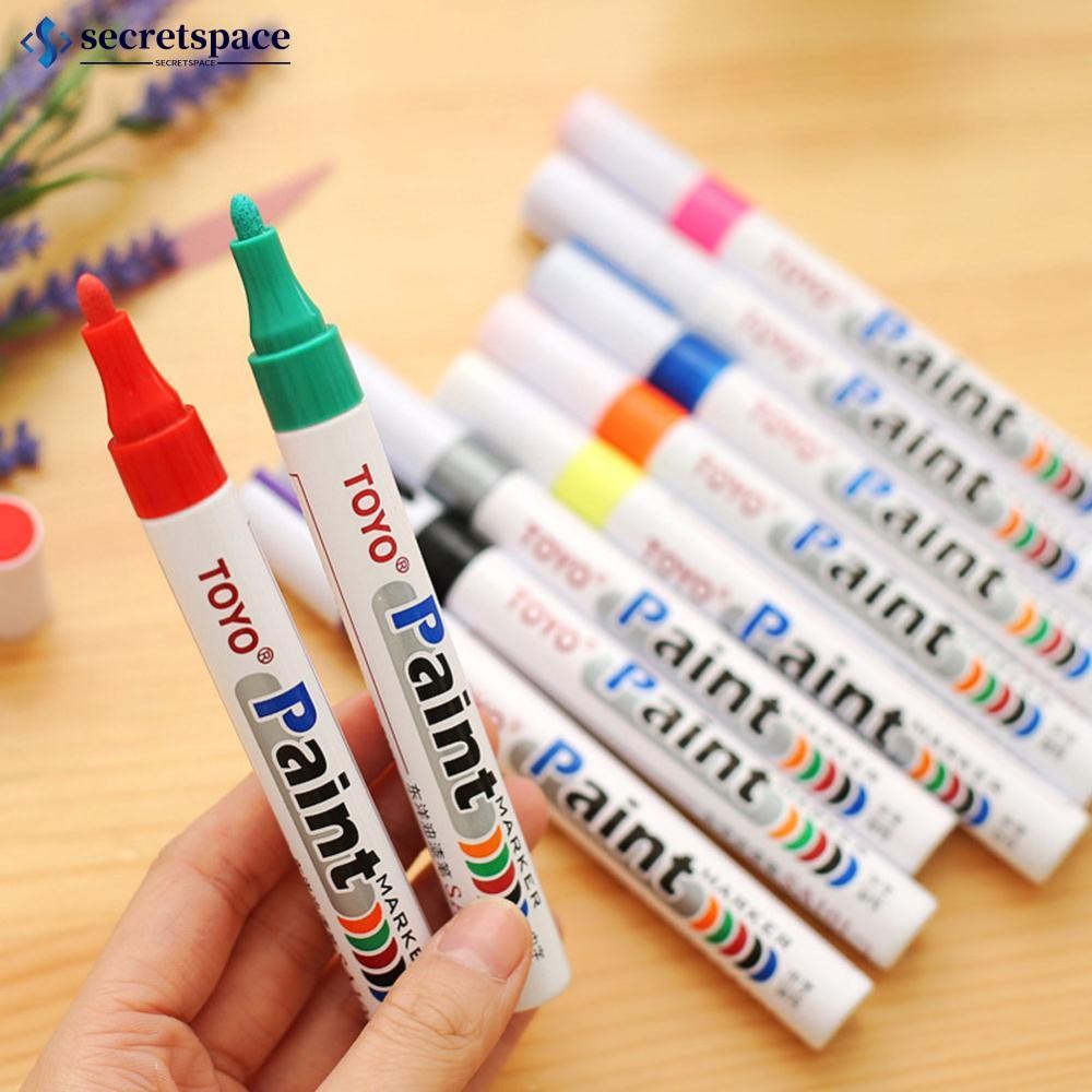Secretspace รถกันน้ํา Tyre ปากกามาร์กเกอร์สี Tread สิ่งแวดล้อมภาพวาดยาง N2U2