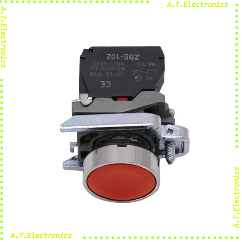 พร้อมส่ง! สวิตซ์ปุ่มกด 22มิล XB4-BA21 สีดำ XB4-BA31 สีเขียว XB4-BA42 สีแดง XB4-BA51 สีเหลือง XB4-BA6