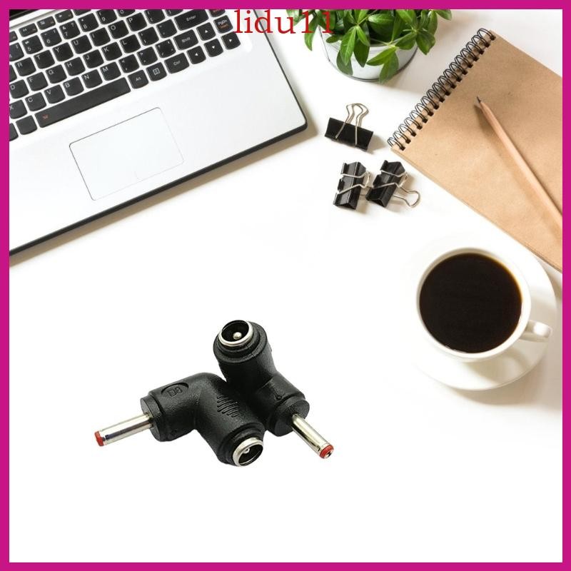 Lid 5 5x2 1 มม.ถึง DC3 5x1 35 มม.อะแดปเตอร์ข้อศอกหญิงถึงชายชาร์จ Converter