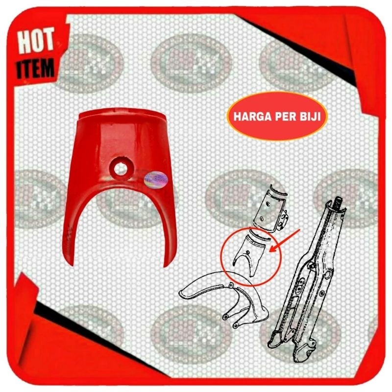 Honda C70 บังโคลนหน้า แคลมป์หนวด Olong Minthi C70 บังโคลนหน้า