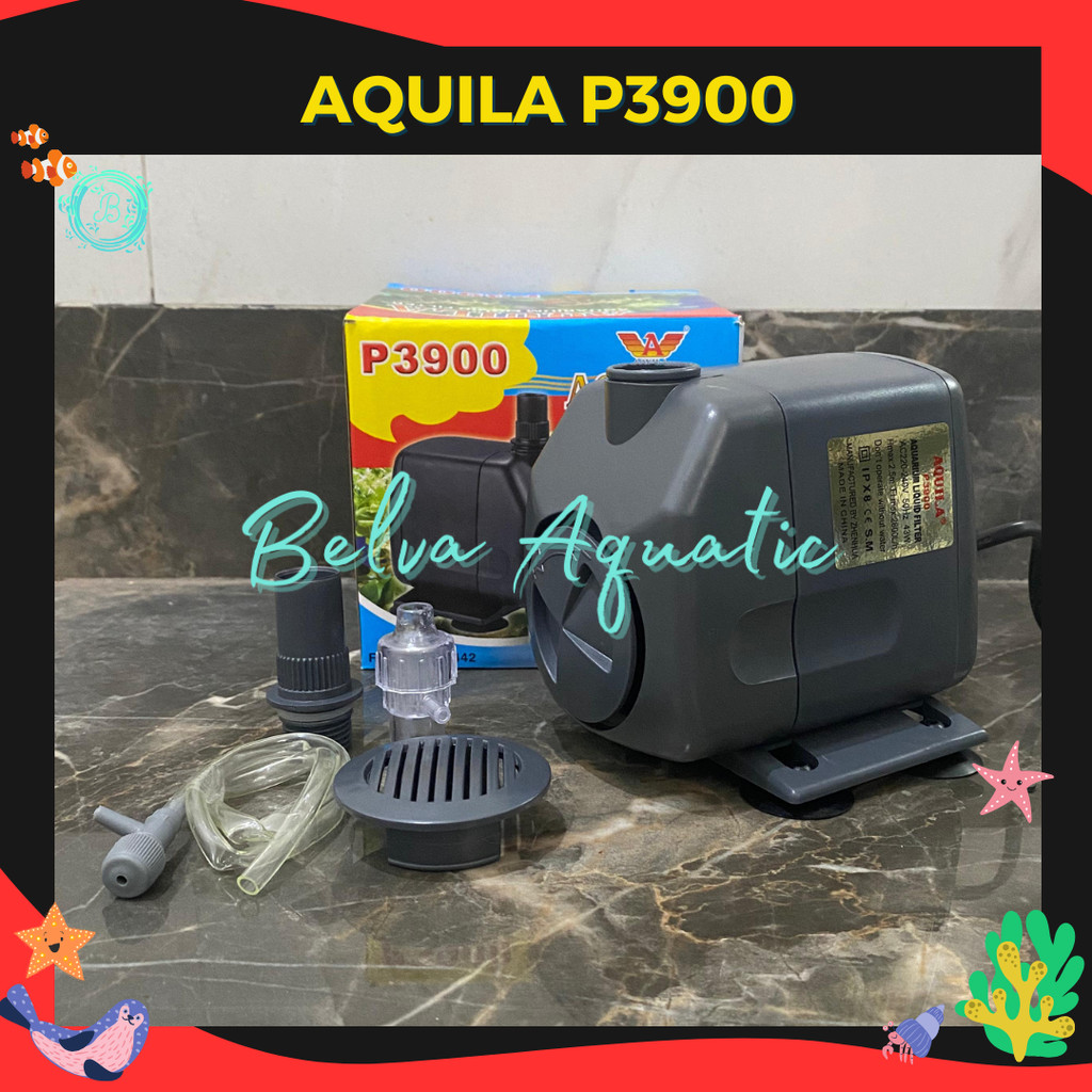 AQUILA 3900 Submersible Pump Aquarium ปั๊ม Hydroponic Aquila P-3900 Aquila Pond ปั๊ม P3900
