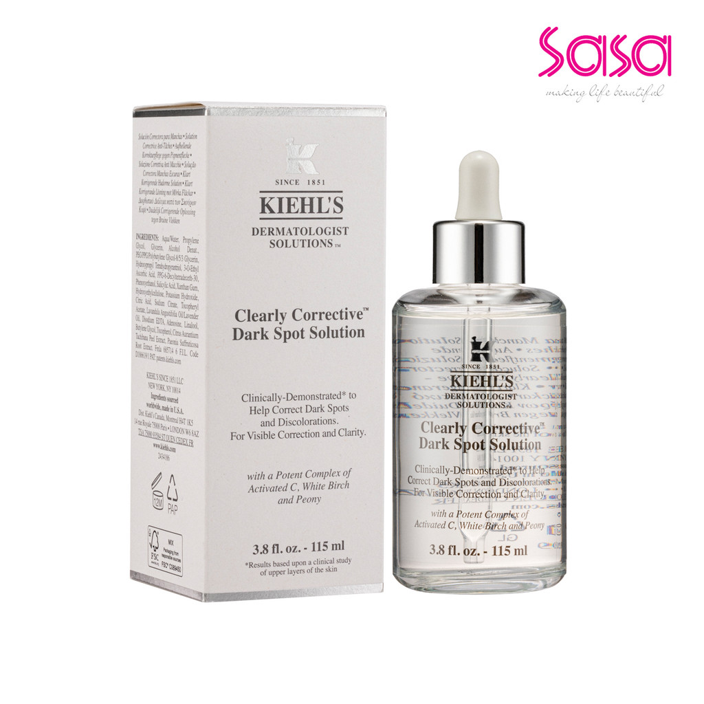 Kiehl's Clearly Corrective Dark Spot Corrector คีลส์ เซรั่มลดเรือนจุดด่างดำ ปรับสีผิวให้สม่ำเสมอ (50