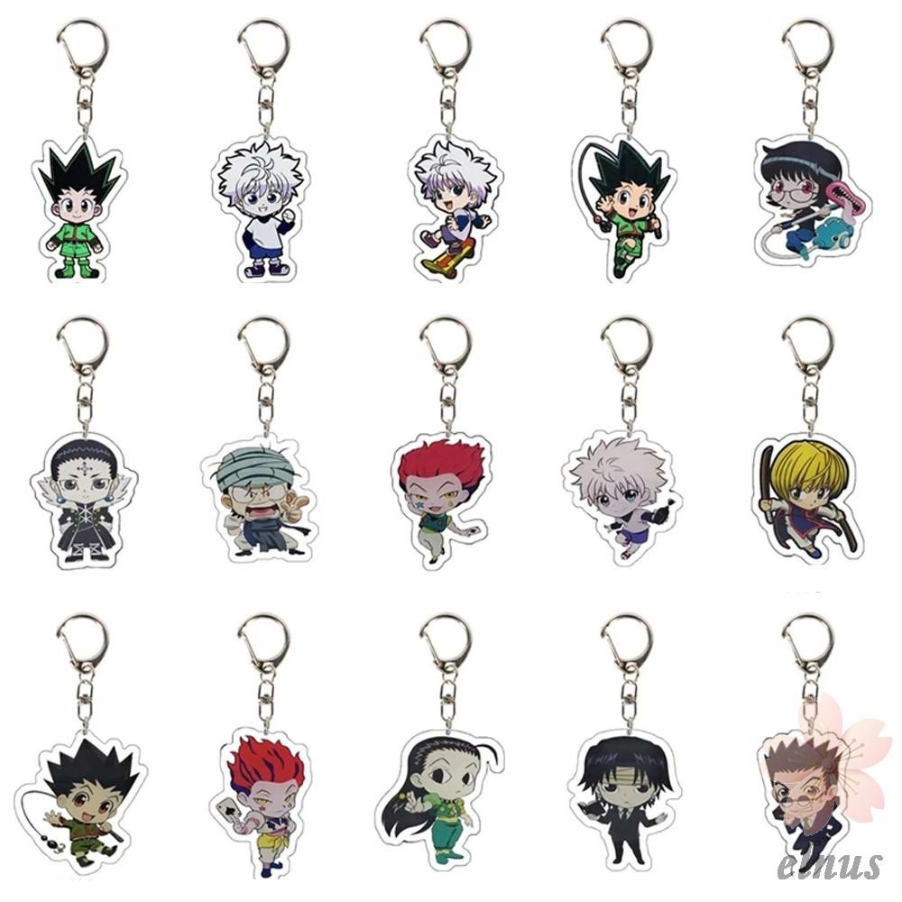 ELNUS จี้พวงกุญแจ Zoldyck อะนิเมะสองด้าน Killua