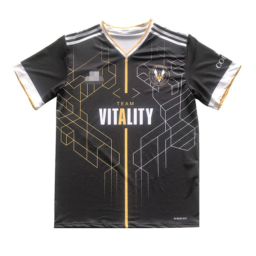 ชื่อพลังชุดทีมปรับแต่ง ID E-Competition French Bee ZYWOO การแข่งขันชุด SHOX แขนสั้น CSGO