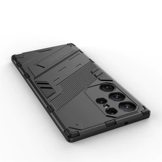 เคสป้องกันการกระแทกสําหรับ Samsung Galaxy S25 S24 S23 S22 S21 FE Ultra Plus Anti Shock Armor Shell Stand Case ฝาหลัง