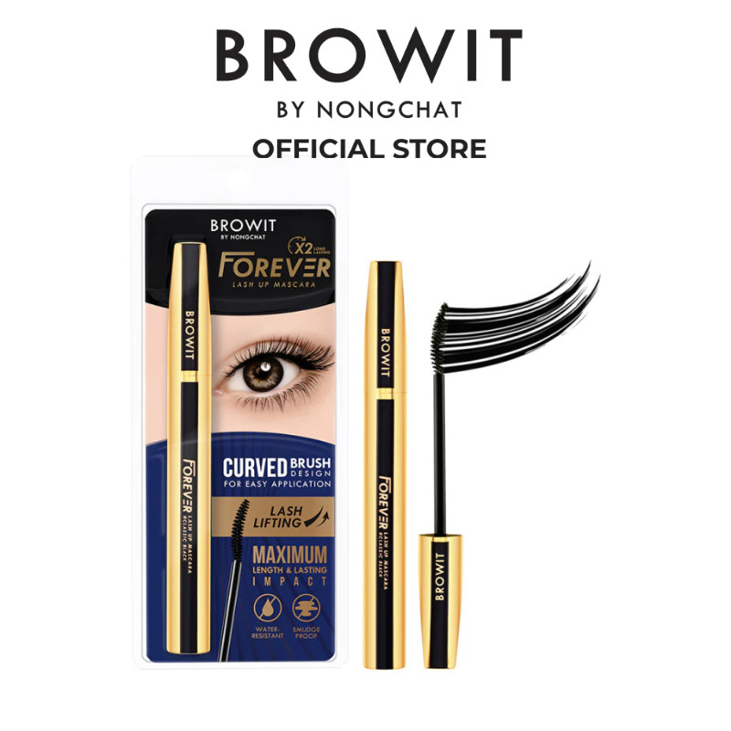 Browit ฟอร์เอเวอร์แลชอัพมาสคาร่า 5.5g บราวอิท #คลาสสิคแบล็ค