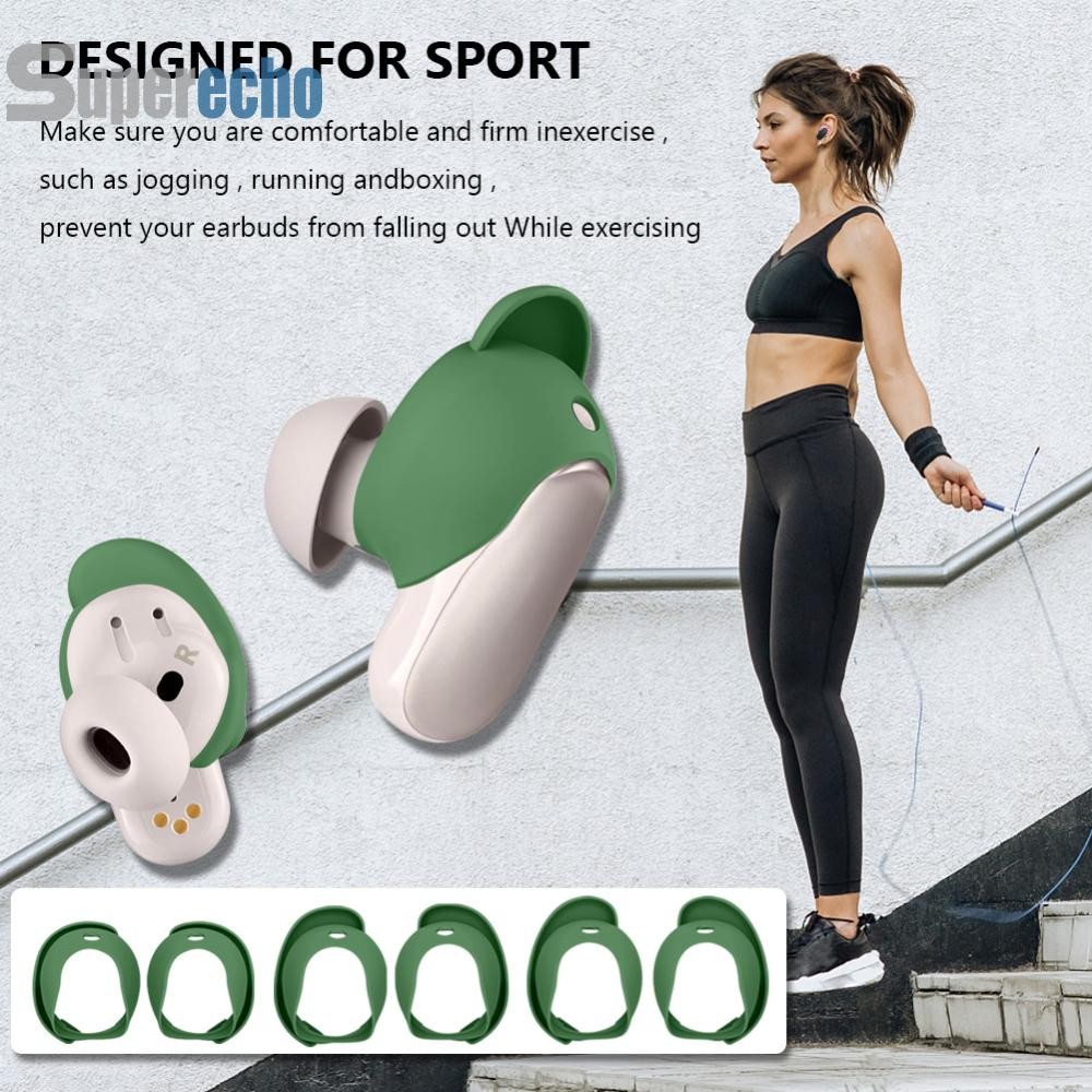 เคล็ดลับหูซิลิโคน 3 คู่สําหรับ Bose QuietComfort Ultra Earbuds [superecho.th]