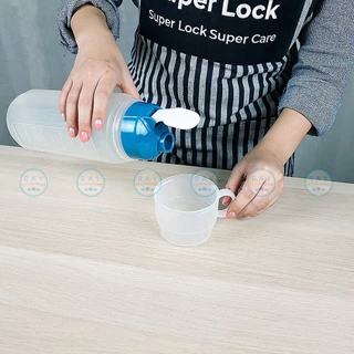 Super Lock ขวดน้ำพลาสติก 1100 มล 5225 BPA Free micronware