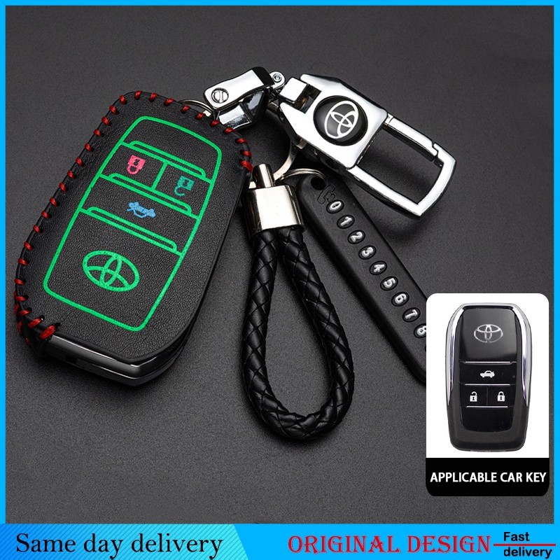 ฝาครอบ Kunci Toyota Avanza Vios Wigo Rush Fortuner Innova Corolla Hilux ปรับเปลี่ยนฝาครอบกุญแจรีโมทหนังพลิกอุปกรณ์เสริม

<p>“><center></p>
<h4></h4>
<p><p><font color=