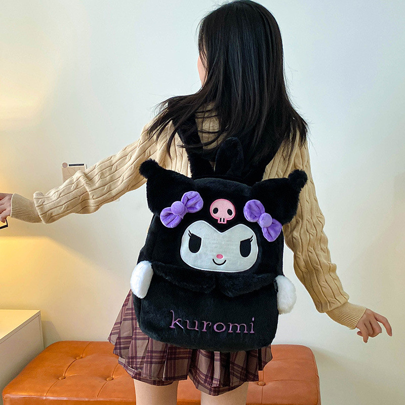 กระเป๋าเป้สะพายหลังความจุขนาดใหญ่การ์ตูน kulomie ฤดูใบไม้ร่วงและฤดูหนาว