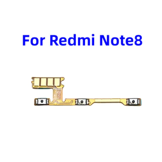 บนริบบิ้นปิด ปุ่มปรับระดับเสียงพลังงาน flex สําหรับ Xiaomi Redmi Note 8