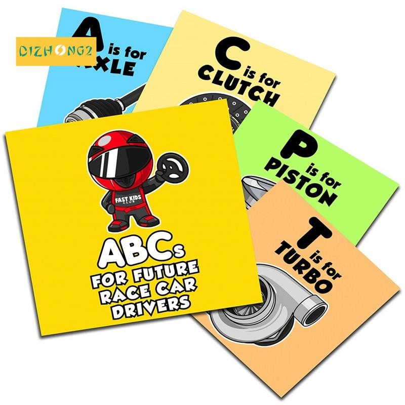 [dizhong2]ABCS For Future Race Car Drivers Alphabet Book (หนังสือเด็ก, หนังสือเด็ก, หนังสือเด็กวัยหัดเดิน) ทนทาน