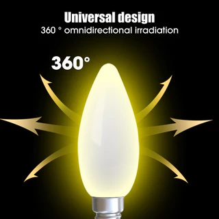 หลอดไฟ LED E12 E14 ประหยัดพลังงาน 1W 220V, การเปลี่ยนไฟตู้เย็นด้วย 360° ไฟส่องสว่าง ตัวเลือกแสงอบอุ่น/สีขาว (1/3/5ชิ้น)