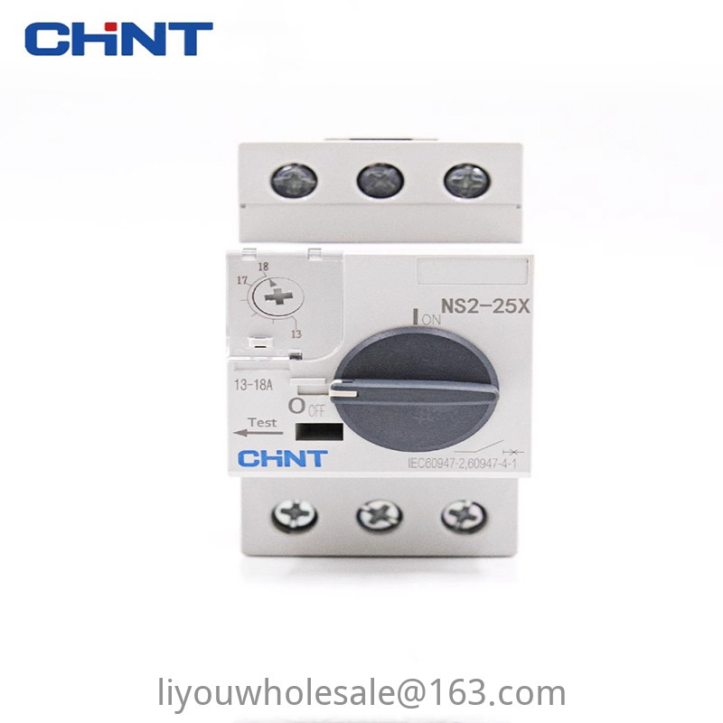 Chnt AC Motor Starter Overload Short Circuit Protection Motor Circuit Breaker NS2-25/25X/32/80B