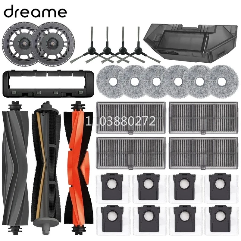 Dreame L10s Ultra Gen 2 L30 Ultra Mova E30 Ultra Robot เครื่องดูดฝุ่นอุปกรณ์เสริมหลักแปรงด้านข้างกรอง Mop ผ้า Mop Holder กล่องฝุ่นถุงเก็บฝุ่นอะไหล่