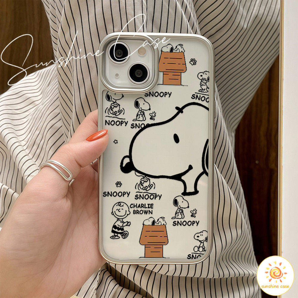พร้อมส่ง เคสไอโฟน11น่ารัก ลายการ์ตูนสนูปปี้ ใช้กับIPhone11 12 13 14 15 16 Pro PROMAX 7 8PLUS X/XR/XSMAX/SE กันน้ำกันฝุ่น