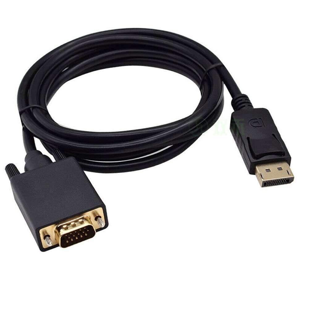NAVA IT สาย DISPLAY PORT TO VGA สีดำ ยาว 1.8 เมตร 1080P รับประกัน 1 ปี