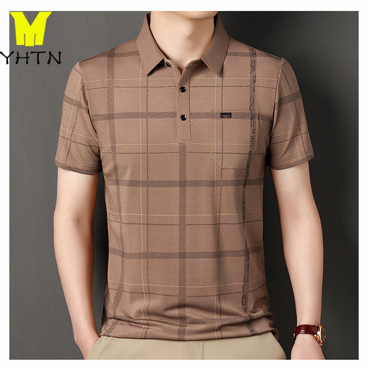 YHTN โปโล ฤดูร้อน แฟชั่น เสื้ิอโปโล สะดวกสบาย polo polo shirt โปโลชาย