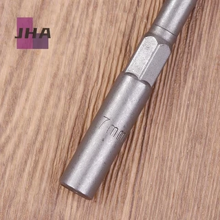 [จา] 1ชิ้น5.5-19มิลลิเมตรยาวสว่านไฟฟ้าซ็อกเก็ตสายฟ้าอ่อนนุชไดร์เวอร์บิตผลกระทบเจาะบิตอะแดปเตอร์ซ็อกเก็ตประแจขยายบาร์150มิลลิเมตรใหม่
