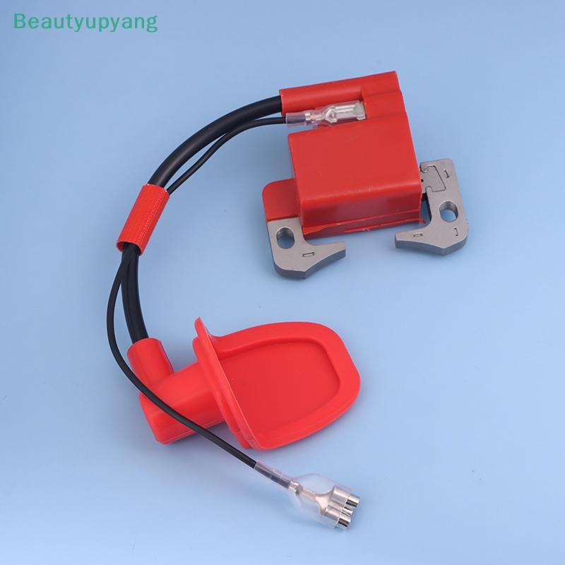[Beautyupyang] คอยล์จุดระเบิดสีแดงสูงสําหรับ 47cc 49cc Quad Pocket Pit Dirt Bike ATV Stroke Engine Part พร้อมหัวเทียน