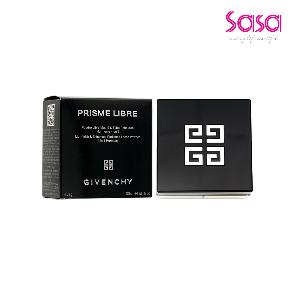 Givenchy Prisme Libre Mat-Finish & Enhanced Radiance Loose Powder (#1 Mousseline Pastel) (3g x 4)