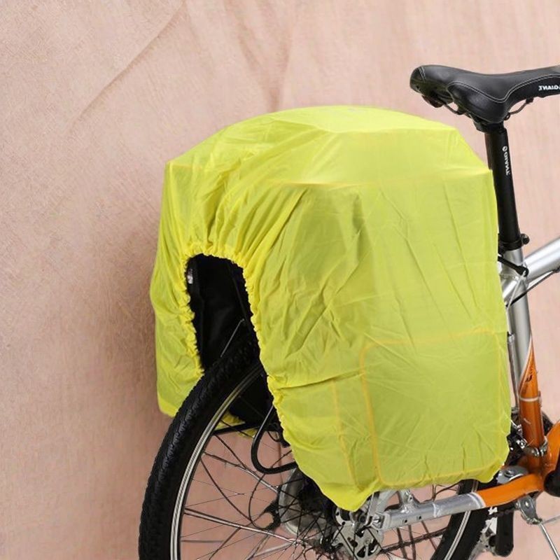 Universal ขี่จักรยานกลางแจ้งคุณภาพสูงจักรยาน Piggyback Rain Cover จักรยานเสือภูเขาของตัวเอง Piggybac