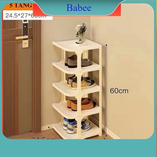 kệ để giày, Giá để giày 5 tầng kiểu mới đa năng thông minh chất liệu nhựa cao cấp Babee