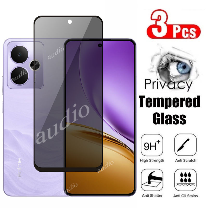 Realme 14t 5G ความเป็นส่วนตัวป้องกันหน้าจอกระจกนิรภัยป้องกันฟิล์มสําหรับRealme 14t 14 realme14t Real