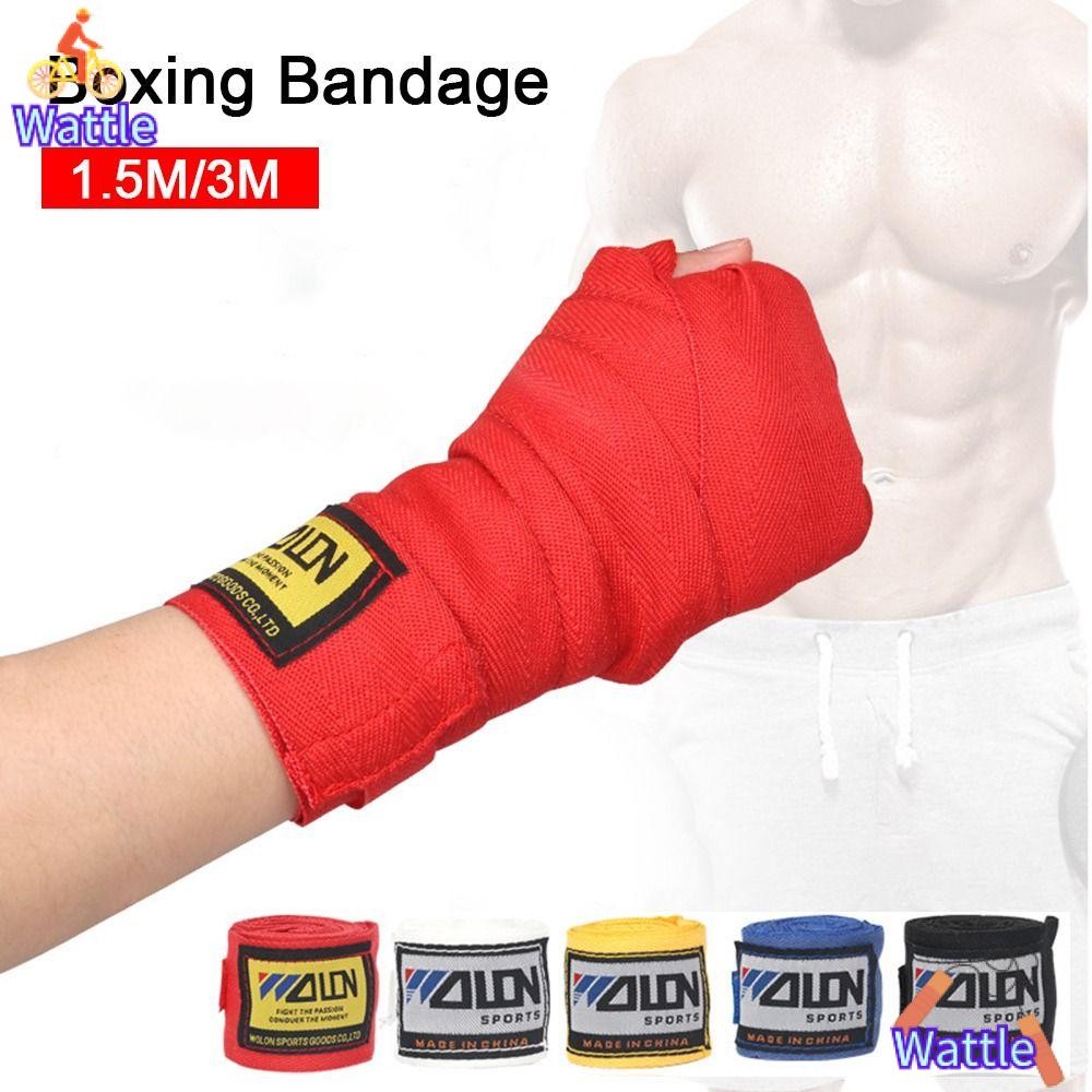 WATTLE 2 Rolls Boxing Wraps, Sports Strap Hand Wraps Belt Boxing Bandage, Combat Protect Sanda Kick 