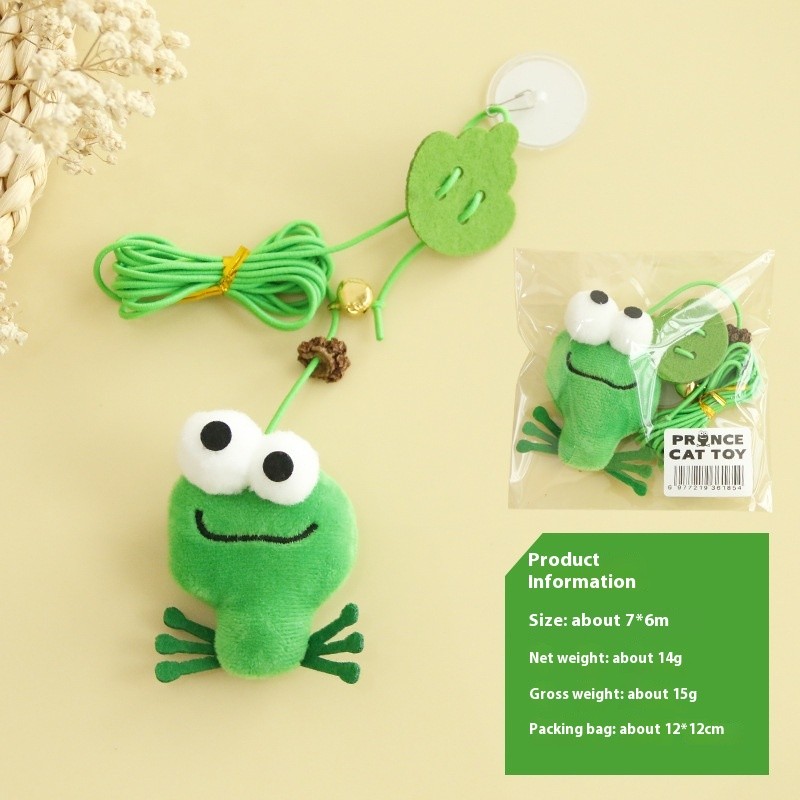 ใหม่ของเล่นแมวตัวเองผ่อนคลายเครื่องมือแกว่งแกว่งแกว่งแขวนประตูของเล่นแมวกบของเล่นแมวแขวนกัดทนแมวผลิตภัณฑ์ - รูปที่ 6