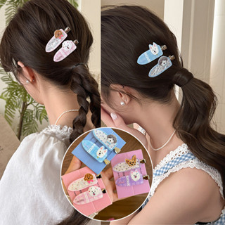 การ์ตูนน่ารักลูกสุนัขกิ๊บหญิงด้านผมหักเรียบคลิปสาวหวานทําเคร…