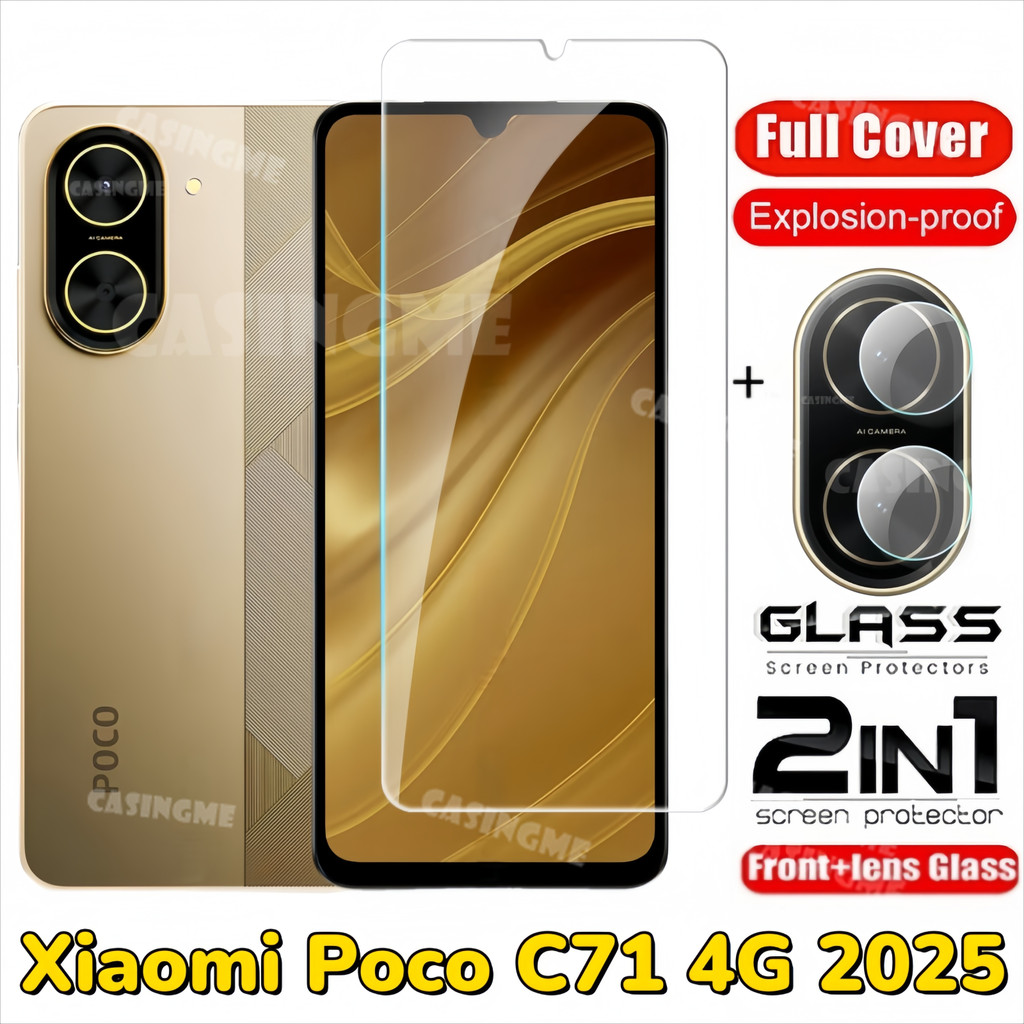 สําหรับ Xiaomi Poco C71 4G 2025 กระจกนิรภัย Flim สําหรับ Xiaomi PocoC71 Poco C 71 C71 Poco C 7 1 4G 