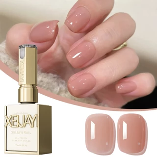 XEIJAYI 15มล--M014 น้ำยาทาเล็บสีชมพู เงางามติดทนนาน เหมาะสำหรับใช้ในบ้านและร้านทำเล็บ