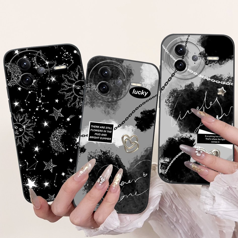 สําหรับ Xiaomi Redmi K80 Pro กรณี Poco F7 Ultra ฝาครอบ Cool ทาสี Space Marble ปลอกซิลิโคนอ่อนนุ่มสําหรับ Poco F7 Pro RedmiK80 Capa