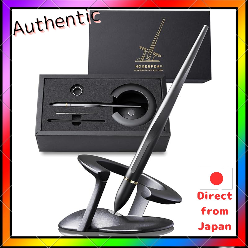 Novium Hoverpen Interstellar 18K Gold Edition Space Black Hover Pen Ballpoint Pen Oil-based Gift Box