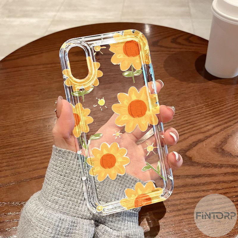 เคสทรศัพท์For IPhone 11 12 13 14 15 16 Pro Max XR X XS 7 8 Plus SE 2020 7Plus TPU SOFT ถุงลมนิรภัยใสกันกระแทก