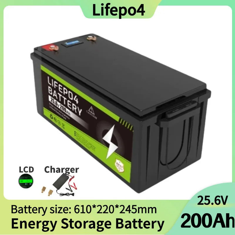 24V100Ah Lifepo4 Battery 12V200AH rechargeable battery, suitable for solar energy storage system of 