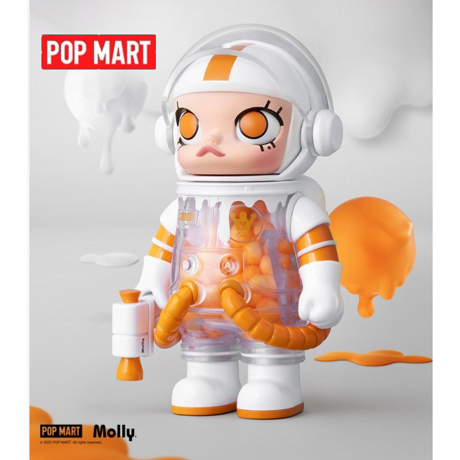 [POPMART] ของแท้พร้อมสต็อก MEGA SPACE MOLLY ครบรอบ 100% 2-A Mystery กล่องรูปอินเทรนด์ Play Healing รูปเดสก์ท็อปตกแต่ง Mystery กล่องของขวัญของเล่นตุ๊กตา Art Design หัตถกรรมของสะสม End Box + Hidden
