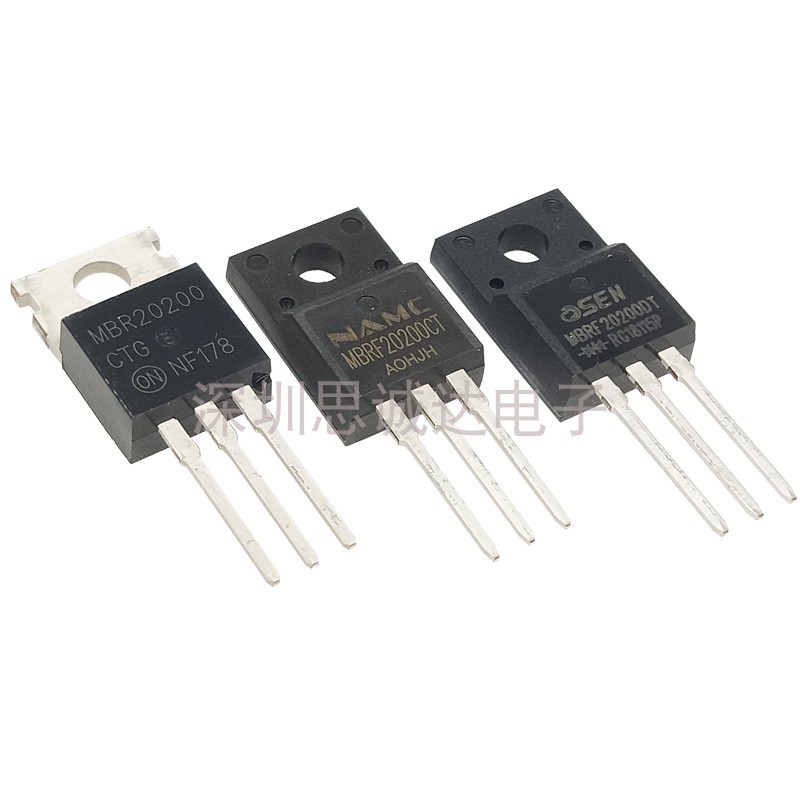 Mbr20200t MBRF20200CT/DT TO-220 พลาสติกซีล Shoteki ไดโอด MBR20200